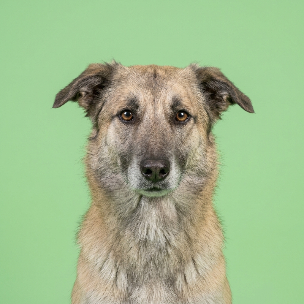 Pyrenäen-Schäferhund mit kurzhaarigem Gesicht